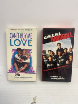 Hardball VHS 2002 Keanu Reeves & Can't Buy Me Love Patrick Dempsey 1987  - Z1102