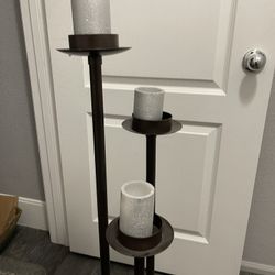 3pc Decoration Candle Stands. Candles Not Included. 