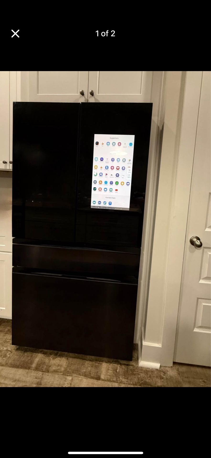 Samsung 23 cu. ft. Bespoke Counter Depth 4-Door French Door Refrigerator with Family Hub