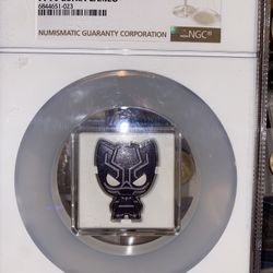 2023 Niue Marvel Black Panther 1oz Silver Proof Chibi Coin NGC 70 FR
