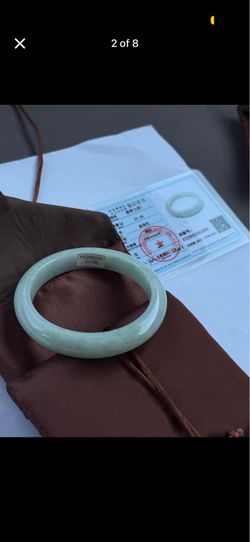100% Natural Grade A Jade Bangle sz 59.7