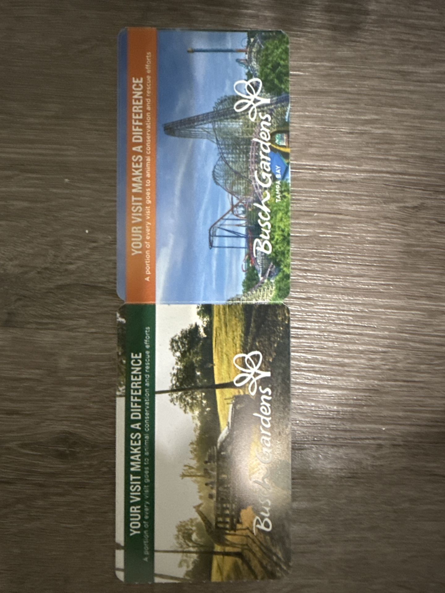 2 Busch Garden Tickets Starting @$70
