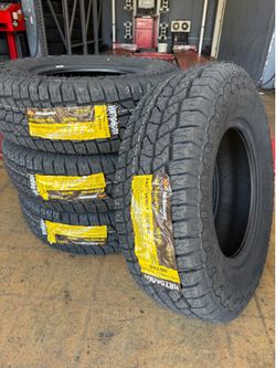 LT245/75/16 Headway All terrain 4 new tires installed ✅ instaladas ✅ 🔥