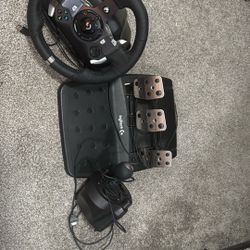 Logitech G920 Driving Force Racing Wheel and Pedals, Force Feedback + Logitech G Driving Force Shifter - Xbox Series X|S, Xbox One and PC, Mac - Black