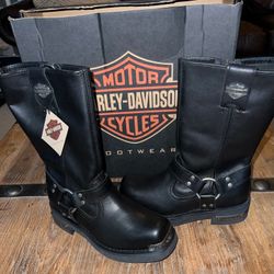 Harley-Davidson Leather Biker Boots