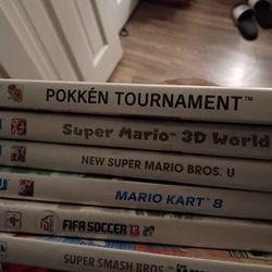 Various Nintendo Wii U Games 