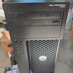 Dell Precision T1650 Tower Desktop Case CPU Memory Quadro video Card Power Supply And Fans No Hard Drive .