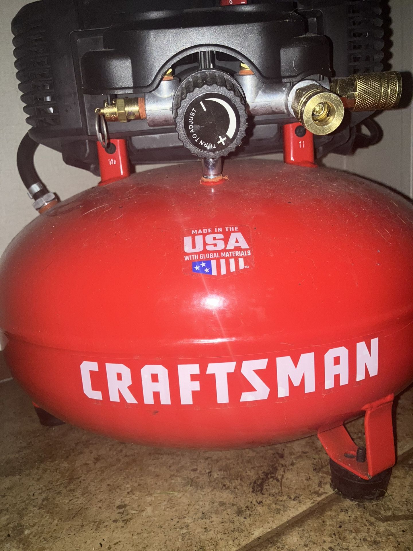 Craftsman 6 Gallon Air Compressor/Finishing Nail Gun