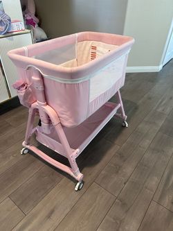Bassinet Bassinets baby girl pink crib babies moisés de bebé