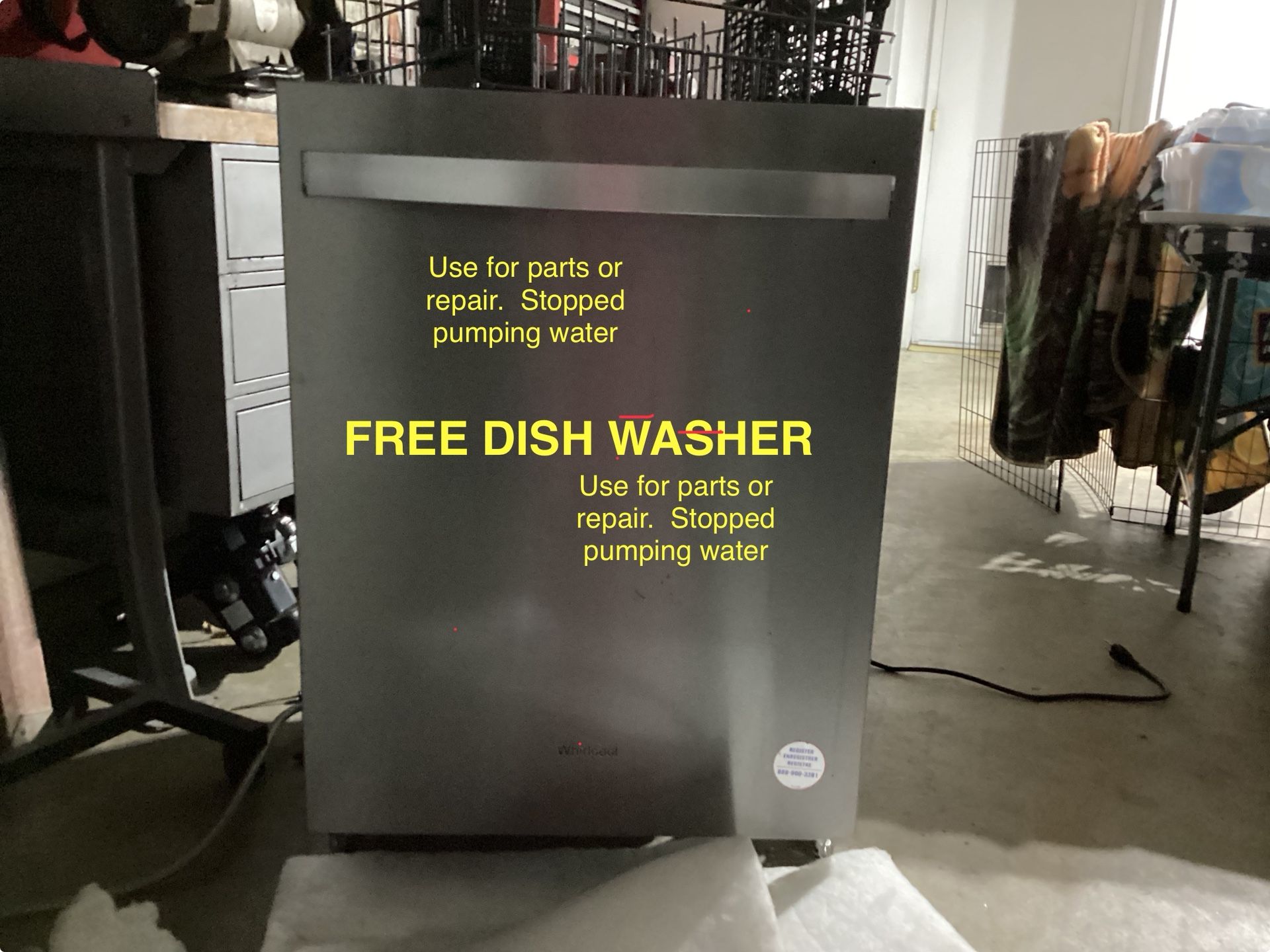 FREE FREE FREE DISHWASHER