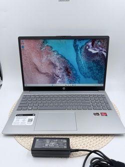 HP 15.6" FHD Laptop, AMD Ryzen 5 7520U, 8GB RAM, 256GB SSD, Moonlight Blue, Windows 11 Home