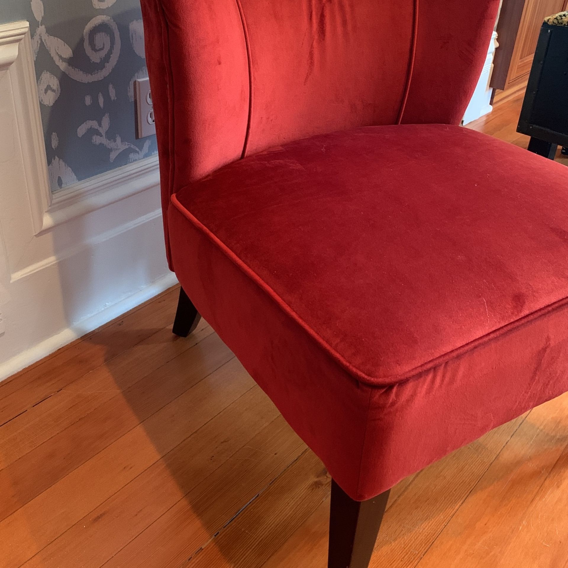 Red Velvet Accent Chair for Sale in WA OfferUp