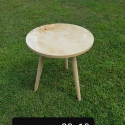 Wood Side Table 