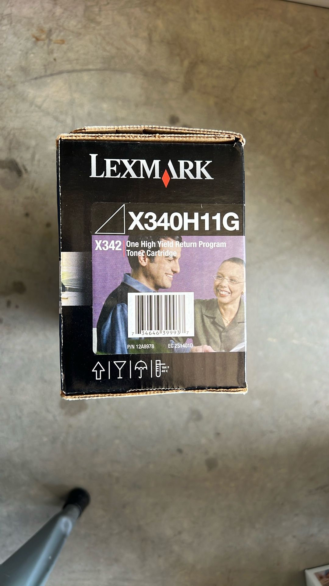 Lexmark X340H11G OEM HY Toner Cartridge, 6,000 pages, Black