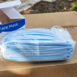Disposable Face Masks - Blue

