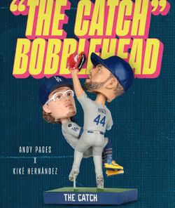 Los Angeles Dodgers The Catch Bobblehead