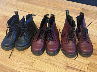 3 pairs of Youth Dr Martens boots $150 for all