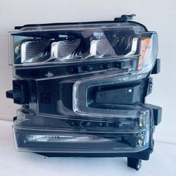 2019-2021 CHEVROLET SILVERADO 1500 LEFT DRIVER SIDE HEADLIGHT LED W/O HID OEM