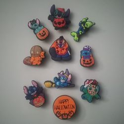Halloween Stitch Croc Charms 