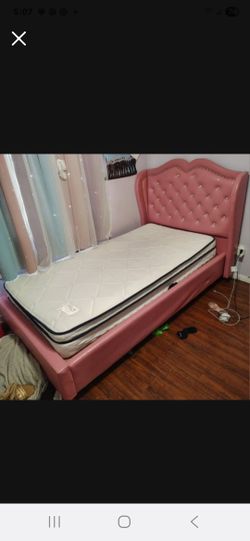 Princess Twin Bed With Clean Matress $150