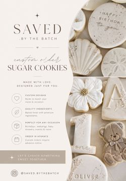 CUSTOM SUGAR COOKIES !!
