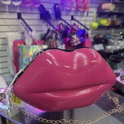 Pink Lips Purse