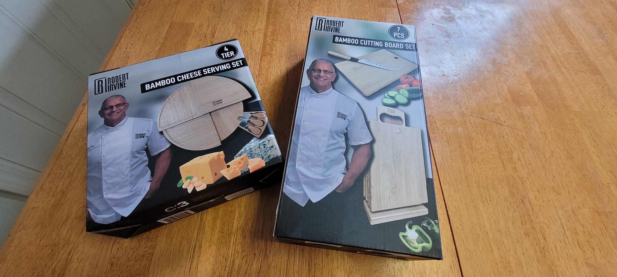 Bamboo Cutting Boards and Serving Set NIB