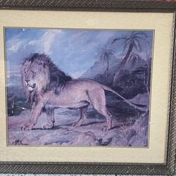 Lion  Picture Frame 