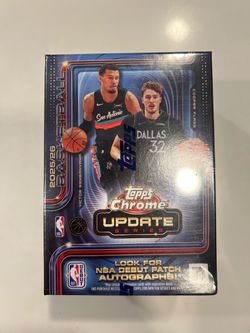 2025-2026 Topps Chrome Basketball Update Value Box
