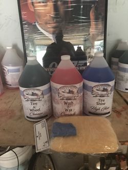 Car wash chemicals n supplies.