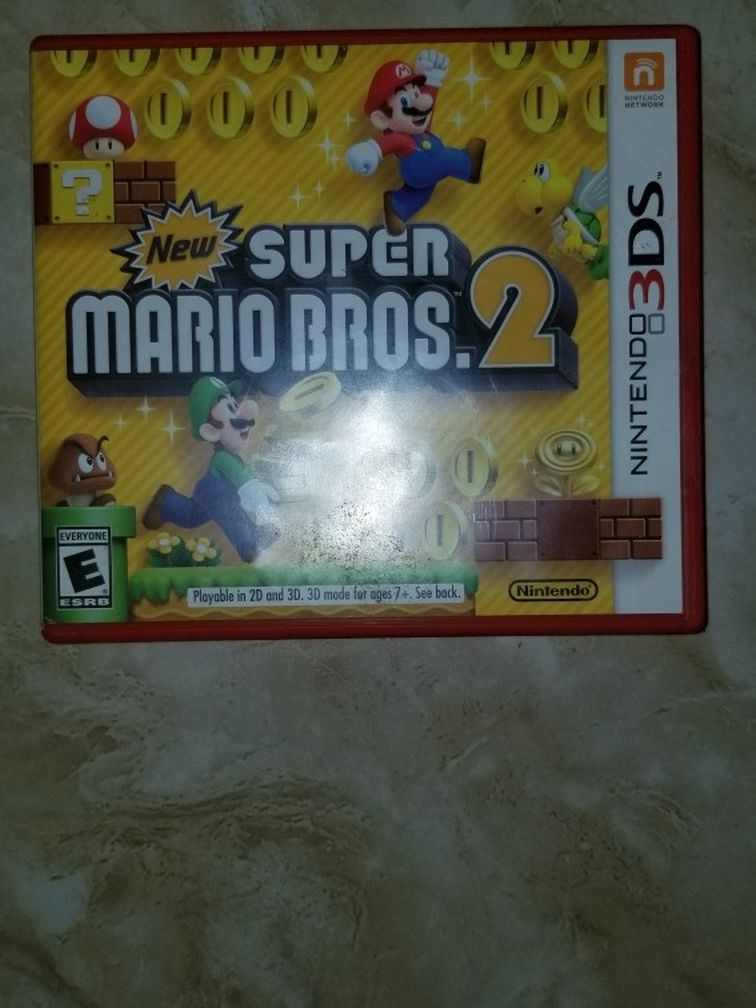 3DS New Super Mario Bros 2 (CASE ONLY )