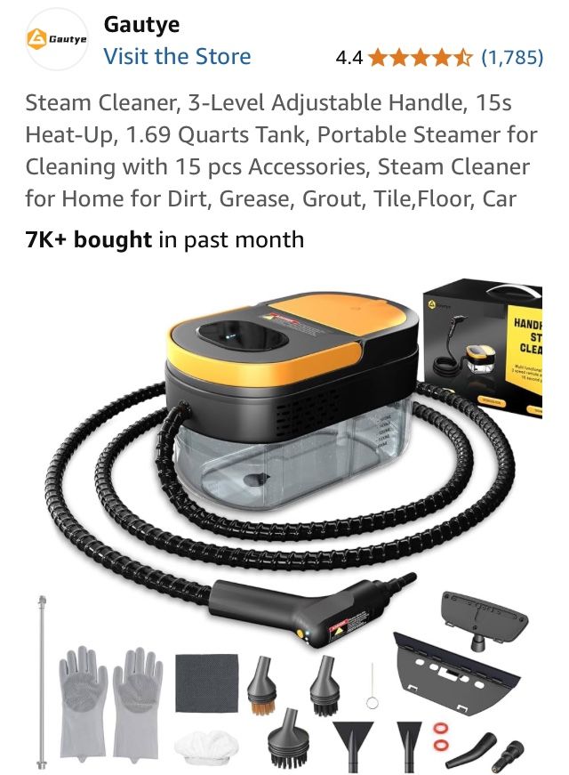 GAUTYE Handheld Steam Cleaner