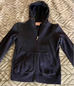 Navy Blue Zip-Up Hoodie