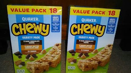 Quaker Chewy Granola Bars! Variety Pks.