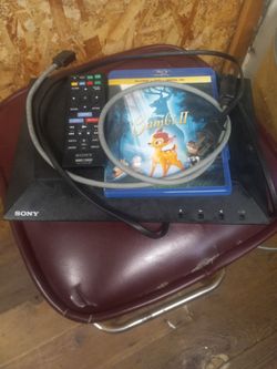 Sony Blu-ray player