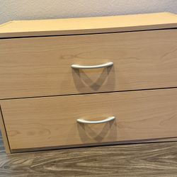 Maple 2 Shelf Stackable Drawer Organizer  