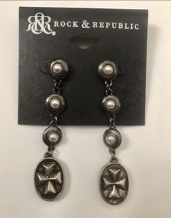 New with tags, rock and Republic earrings