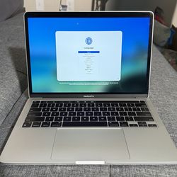 Macbook Pro 13" M1 Chip, 512GB SSD, 8GB Ram Silver