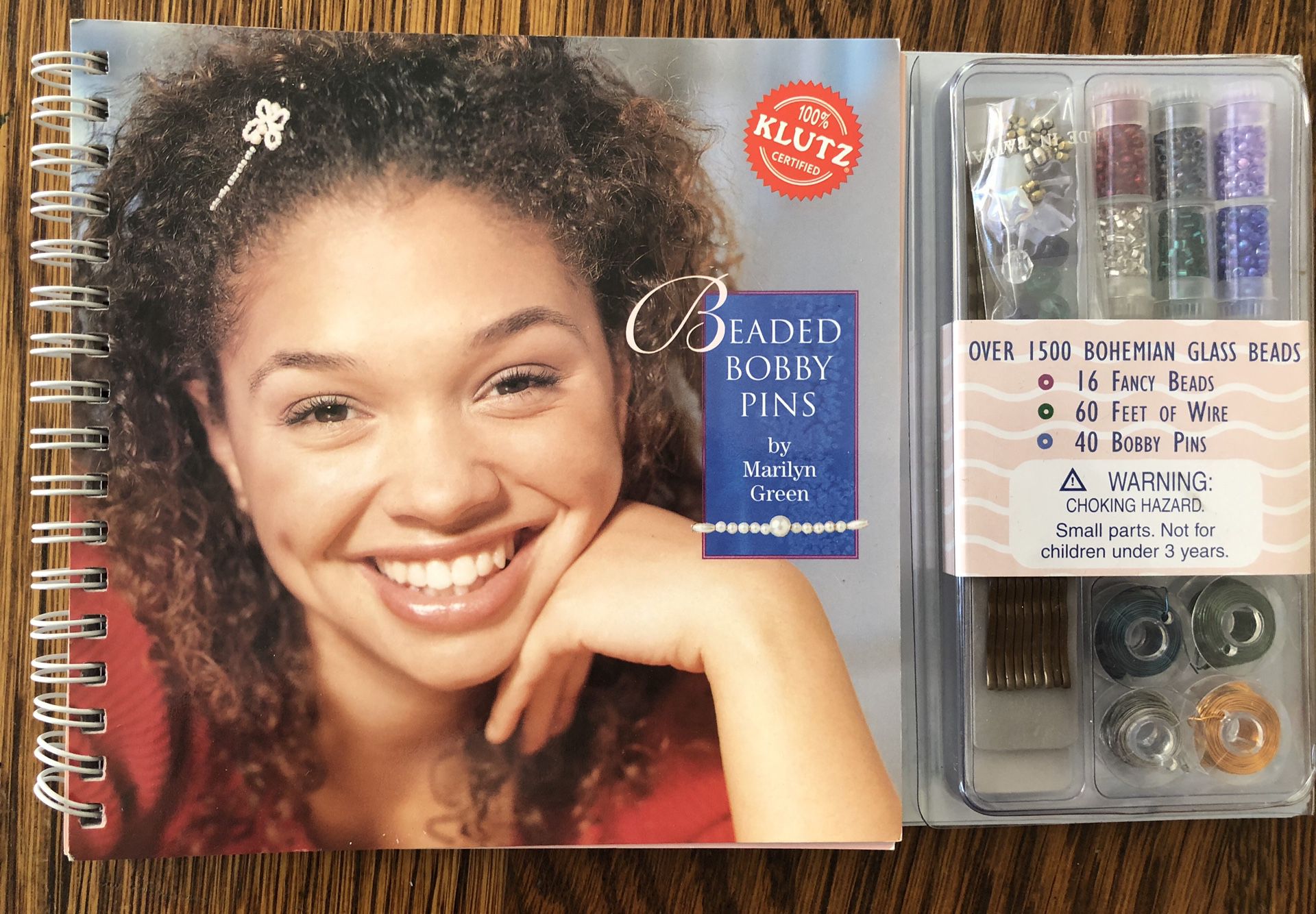 Beaded bobby pin kit