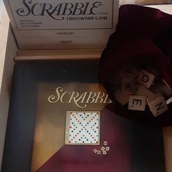 Scrabble Game (In Wooden Box)