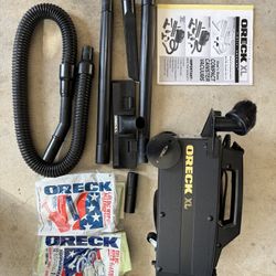 Oreck XL Compact Canister Vacuum with 19 Filter Bags