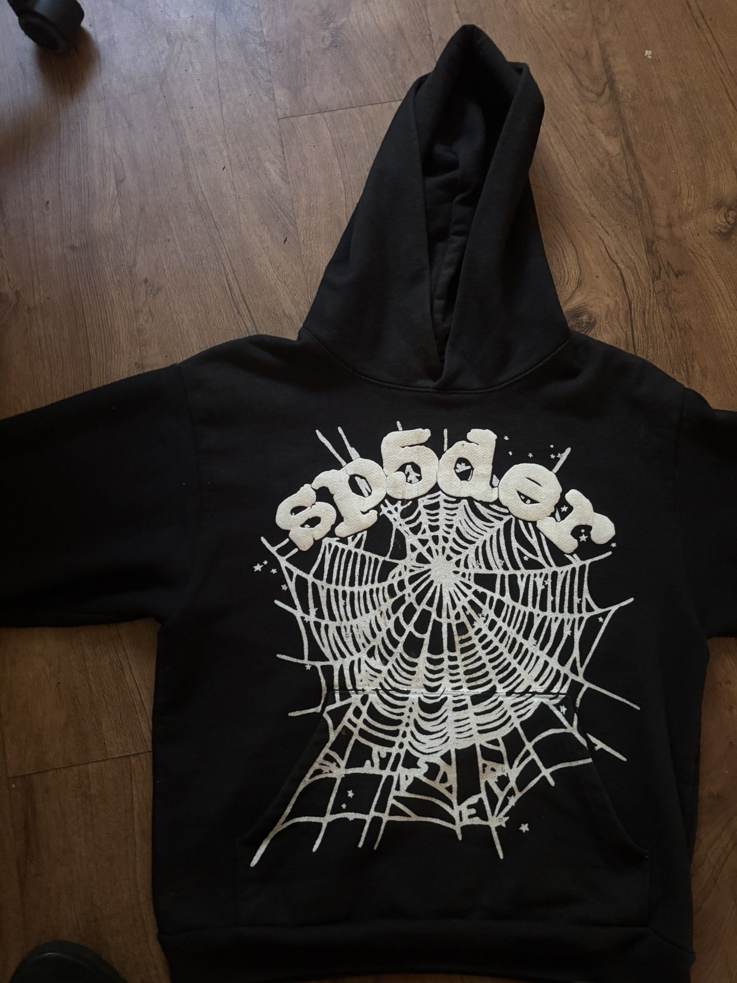 Black Og Web Sp5der Hoodie