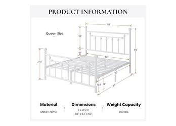 Queen Metal Bed Frame