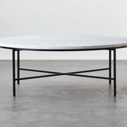 CB2 42” Marble Coffee Table