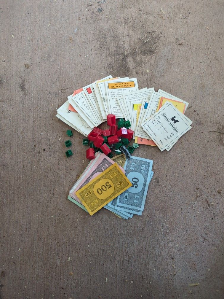 Monopoly Game Pieces