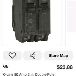 50 AMP Double-Pole Circuit Breaker (Have 22)