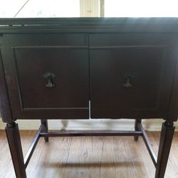 Antique Kenmore Sewing Machine With Foldout Table 