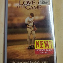 **NEW** VHS For the Love of the Game