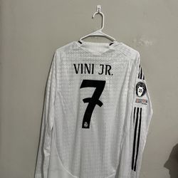 Real Madrid 2024-25 Home Vini Jr Jersey (small Medium Large XL 2X)