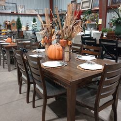 Farmhouse Style Dining Table Set